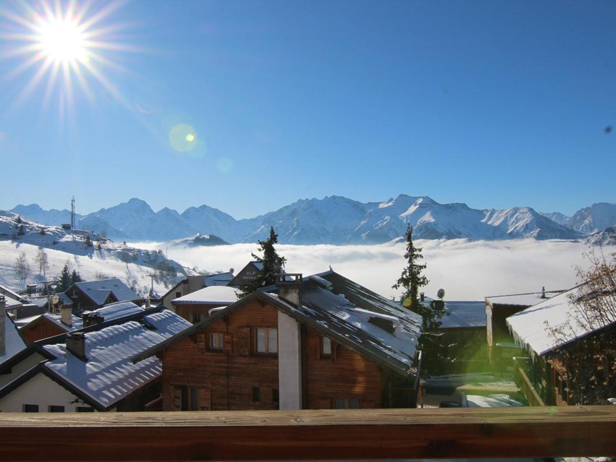 Charmant Studio 4 Pers Avec Balcon, Parking Et Acces Pistes - Alpe D'Huez - Fr-1-405-134 Leilighet Eksteriør bilde