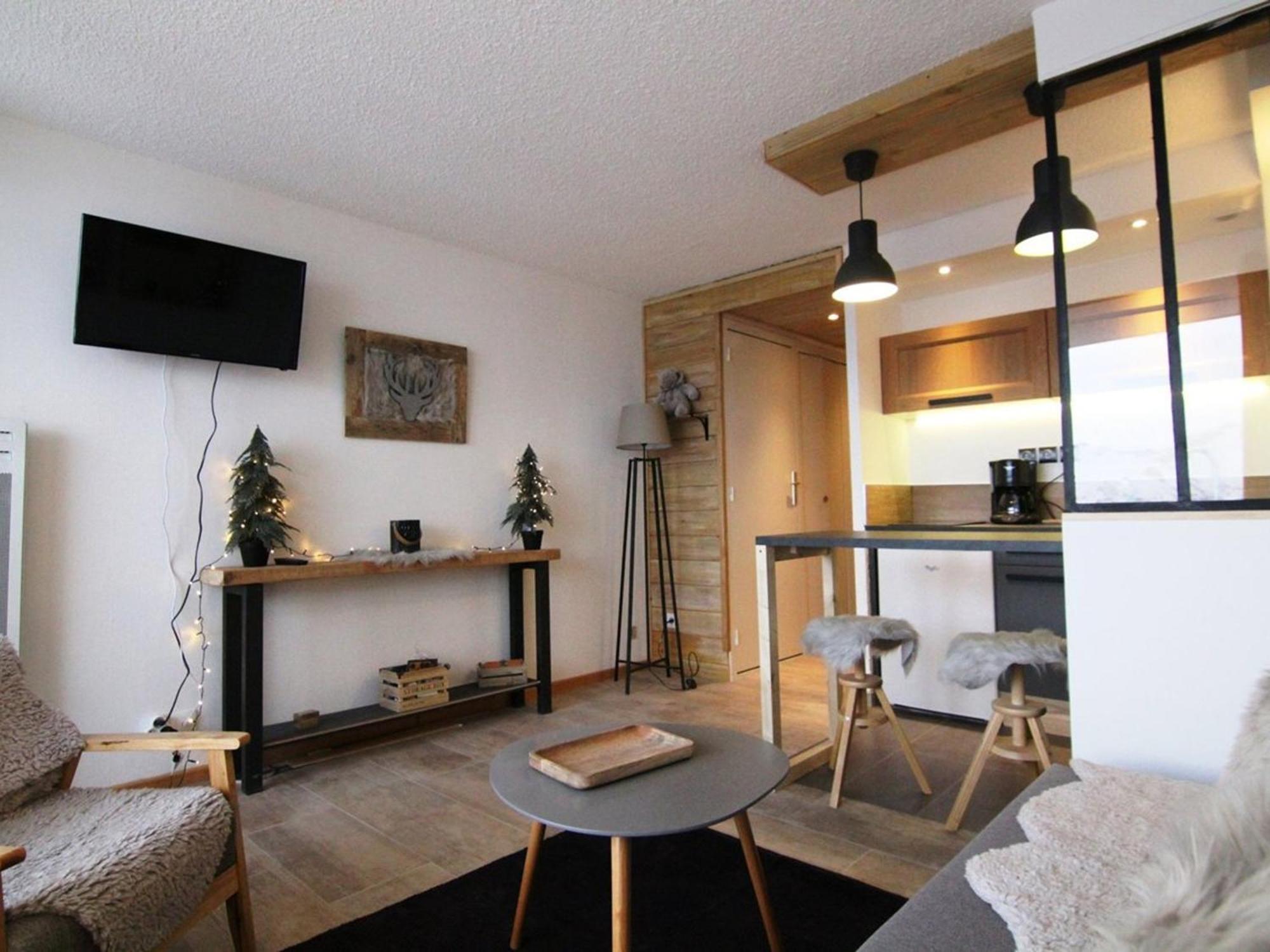 Charmant Studio 4 Pers Avec Balcon, Parking Et Acces Pistes - Alpe D'Huez - Fr-1-405-134 Leilighet Eksteriør bilde