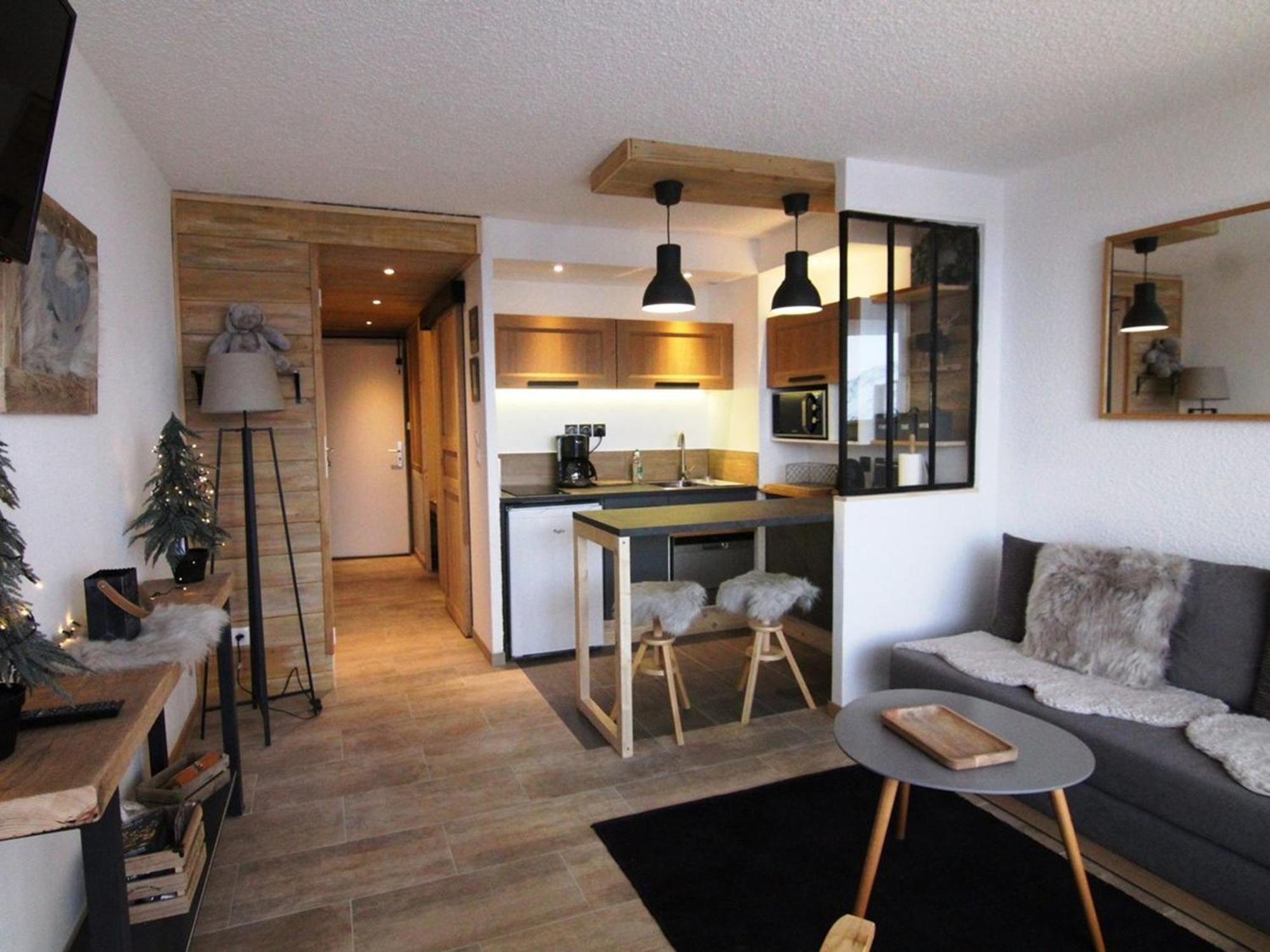 Charmant Studio 4 Pers Avec Balcon, Parking Et Acces Pistes - Alpe D'Huez - Fr-1-405-134 Leilighet Eksteriør bilde